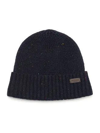 BARBOUR | Set de regalo de 2 piezas, bufanda y gorro CARLTON | dunkelblau